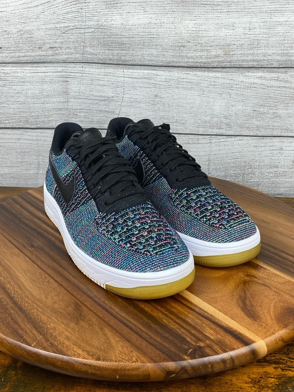 Nike Air Force 1 Ultra Flyknit Low Blue Lagoon Multi-Color Shoe Men’s Size 10